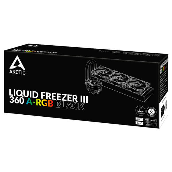 Best Arctic Liquid Freezer III 360 ARGB Black CPU Cooler